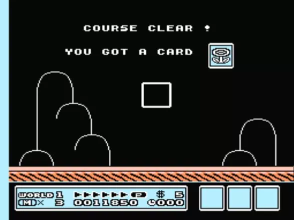 Super Mario Bros. 3 NES Completing a level
